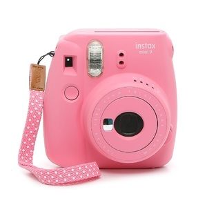 NWT Instax Mini 9 Instant Camera, Flamingo Pink